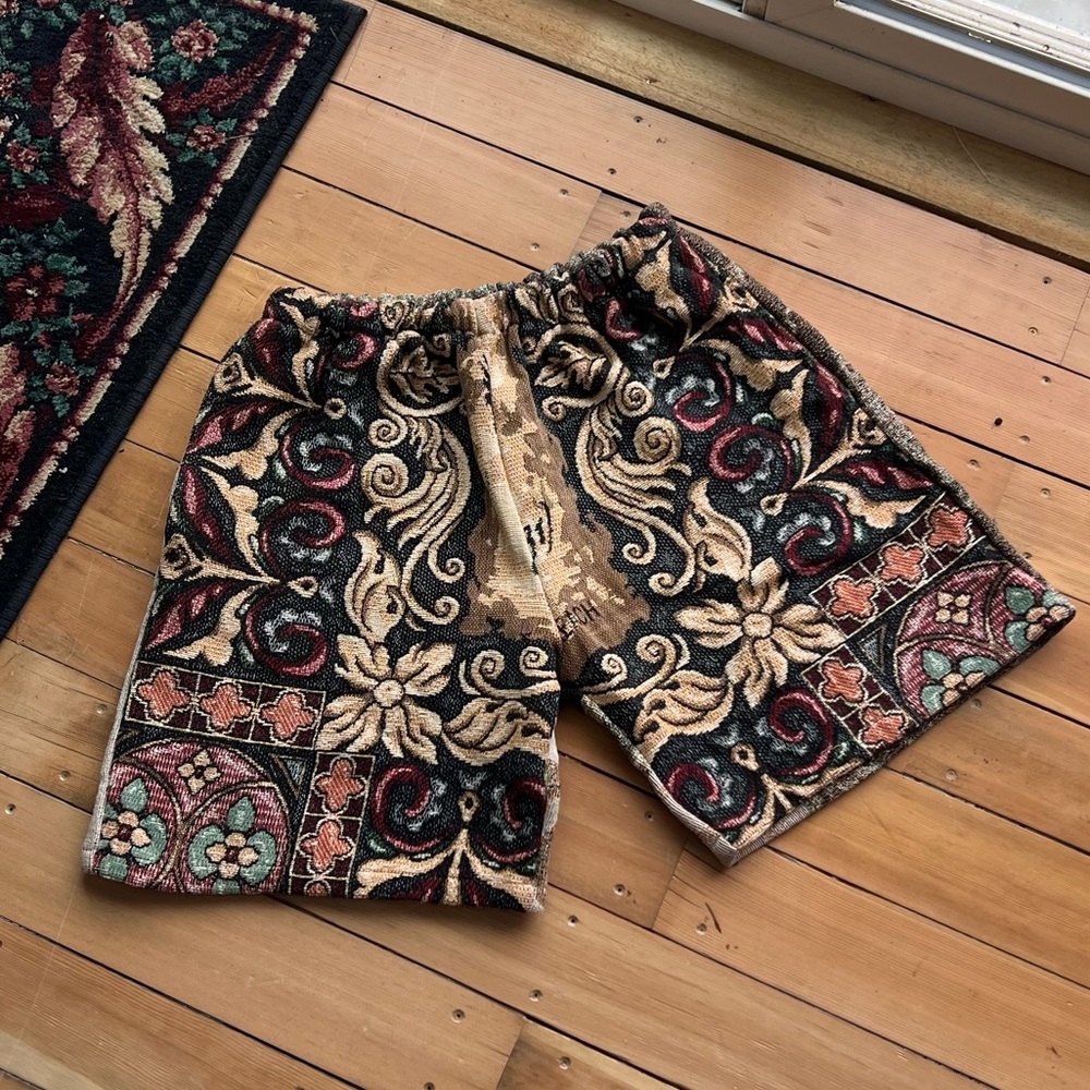 Upcycled Tapestry Shorts